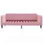 Preview: Tagesbett Rosa 100x200 cm Samt