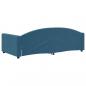 Preview: Tagesbett Blau 100x200 cm Samt