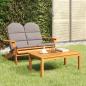 Preview: ARDEBO.de - 2-tlg. Garten-Lounge-Set Adirondack Massivholz Akazie