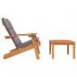 Preview: 2-tlg. Garten-Lounge-Set Adirondack Massivholz Akazie