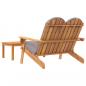 Preview: 2-tlg. Garten-Lounge-Set Adirondack Massivholz Akazie