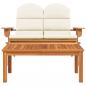 Preview: 2-tlg. Garten-Lounge-Set Adirondack Massivholz Akazie