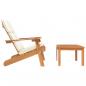 Preview: 2-tlg. Garten-Lounge-Set Adirondack Massivholz Akazie