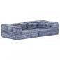 Preview: 2-Sitzer Modularer Pouf Indigo Stoff