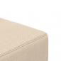 Preview: Schlafsofa 2-Sitzer mit 2 Kissen Creme Stoff