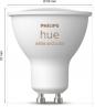 Preview: Philips Hue 400 Starter-Set: 3 smarte GU10-Spots + Dimmschalter, LED, GU10, 400lm, 4,2W, 4000K, weiß (929003666510)