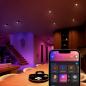 Preview: Philips Hue 400 Starter-Set: 3 smarte GU10-Spots + Dimmschalter, LED, GU10, 400lm, 4,2W, 4000K, weiß (929003666510)