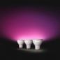 Preview: Philips Hue 400 Smarter Spot White and Color, LED, GU10, 400lm, 4,2W, 4000K, 3er-Pack, weiß/farbig (929003666503)