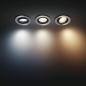 Preview: Philips Hue Milliskin Einbauspot, LED, GU10, 1200lm, 4,2W, 3er-Pack, weiß (929003810901)