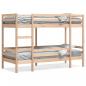 Preview: ARDEBO.de - Etagenbett 75x190 cm Massivholz Kiefer