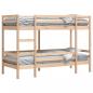 Preview: Etagenbett 75x190 cm Massivholz Kiefer