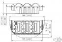 Preview: Metz Connect 1309300901-E E-DAT subway 9 Port GB2, perlweiß