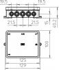 Preview: OBO Bettermann A 18 Kabelabzweigkasten 125x100x38mm, IP55, Kunststoff, lichtgrau (2000410)