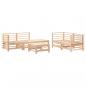 Preview: 6-tlg. Garten-Lounge-Set Massivholz Kiefer