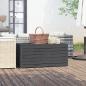 Preview: ARDEBO.de - Gartenbox Grau 101x50,5x46,5 cm Massivholz Kiefer