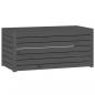 Preview: Gartenbox Grau 101x50,5x46,5 cm Massivholz Kiefer