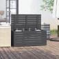 Preview: Gartenbox Grau 101x50,5x46,5 cm Massivholz Kiefer