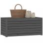 Preview: Gartenbox Grau 101x50,5x46,5 cm Massivholz Kiefer