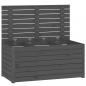 Preview: Gartenbox Grau 101x50,5x46,5 cm Massivholz Kiefer