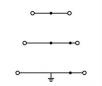 Preview: WAGO Kontakttechnik Dreistockklemme Schutzleiter-/Durchgangs-/Durchgangsklemme 2.5 mm² grün-gelb/blau/grau (40 ST)