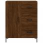 Preview: Highboard Braun Eichen-Optik 69,5x34x180 cm Holzwerkstoff