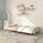 Preview: Schlafsofa 2-Sitzer Creme Stoff