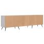 Preview: TV-Schrank Grau Sonoma 150x30x44,5 cm Holzwerkstoff