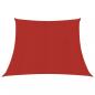 Preview: Sonnensegel 160 g/m² Rot 4/5x4 m HDPE