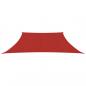 Preview: Sonnensegel 160 g/m² Rot 4/5x4 m HDPE