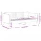 Preview: Tagesbett Rosa 90x200 cm Samt