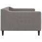 Preview: Tagesbett Taupe 90x200 cm Stoff