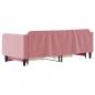 Preview: Tagesbett Ausziehbar mit Schubladen Rosa 90x200 cm Samt