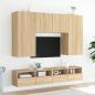 Preview: TV-Wandschrank Sonoma-Eiche 100x30x30 cm Holzwerkstoff