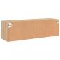 Preview: TV-Wandschrank Sonoma-Eiche 100x30x30 cm Holzwerkstoff