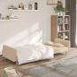 Preview: Schlafsofa 2-Sitzer mit 2 Kissen Creme Stoff