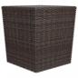 Preview: 3-tlg. Bistro-Set Poly-Rattan und Hartglas Braun