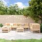 Preview: ARDEBO.de - 9-tlg. Garten-Lounge-Set Massivholz Kiefer