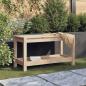 Preview: ARDEBO.de - Gartenbank 82,5x35x45 cm Massivholz Kiefer