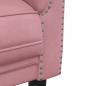 Preview: Sofa 2-Sitzer Rosa Samt