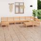 Preview: ARDEBO.de - 9-tlg. Garten-Lounge-Set Massivholz Kiefer