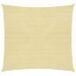 Preview: ARDEBO.de - Sonnensegel 160 g/m² Beige 6x6 m HDPE