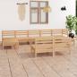 Preview: ARDEBO.de - 9-tlg. Garten-Lounge-Set Massivholz Kiefer