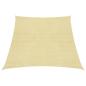 Preview: ARDEBO.de - Sonnensegel 160 g/m² Beige 4/5x4 m HDPE