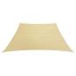 Preview: Sonnensegel 160 g/m² Beige 4/5x4 m HDPE