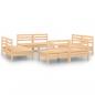 Preview: 8-tlg. Garten-Lounge-Set Massivholz Kiefer