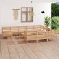 Preview: ARDEBO.de - 12-tlg. Garten-Lounge-Set Massivholz Kiefer