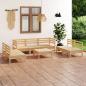 Preview: ARDEBO.de - 8-tlg. Garten-Lounge-Set Massivholz Kiefer