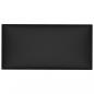 Preview: Wandpaneele 12 Stk. Schwarz 30x15 cm Kunstleder 0,54 m²