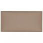 Preview: Wandpaneele 12 Stk. Cappuccino-Braun 30x15cm Kunstleder 0,54 m²