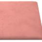 Preview: Wandpaneele 12 Stk. Rosa 30x30 cm Samt 1,08 m²